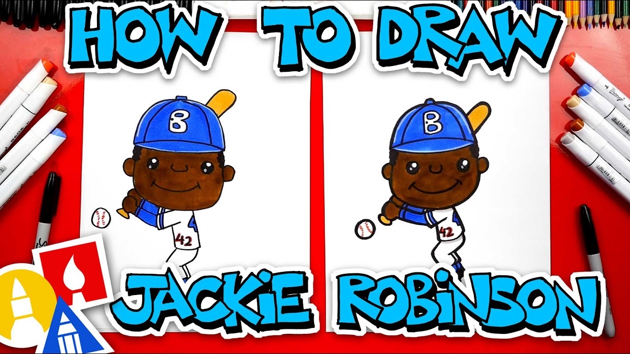 How To Draw Jackie Robinson YouTube