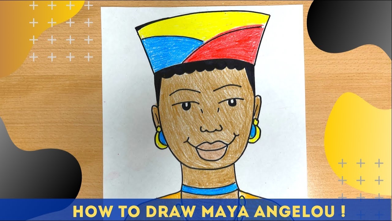 How To Draw Maya Angelou Women s History Month For Kids YouTube