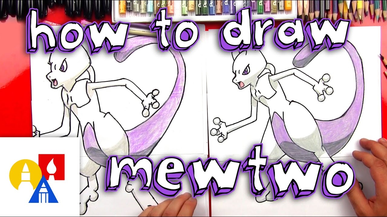 How To Draw Mewtwo YouTube