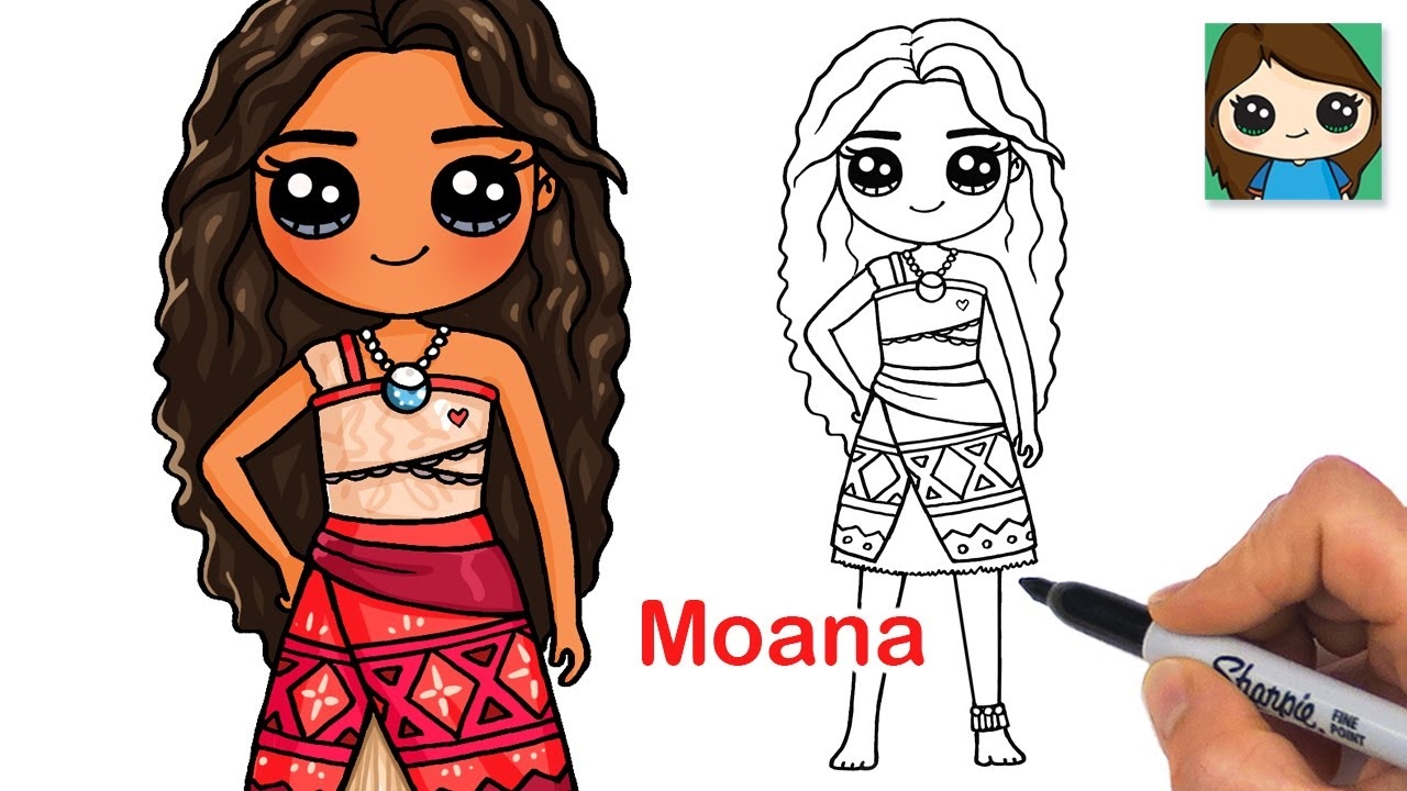 How To Draw Moana Disney Moana 2 YouTube