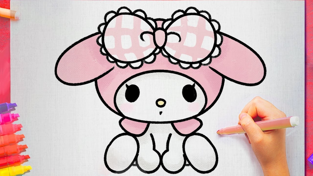 How To Draw MY MELODY Hello Kitty And Friends SANRIO YouTube