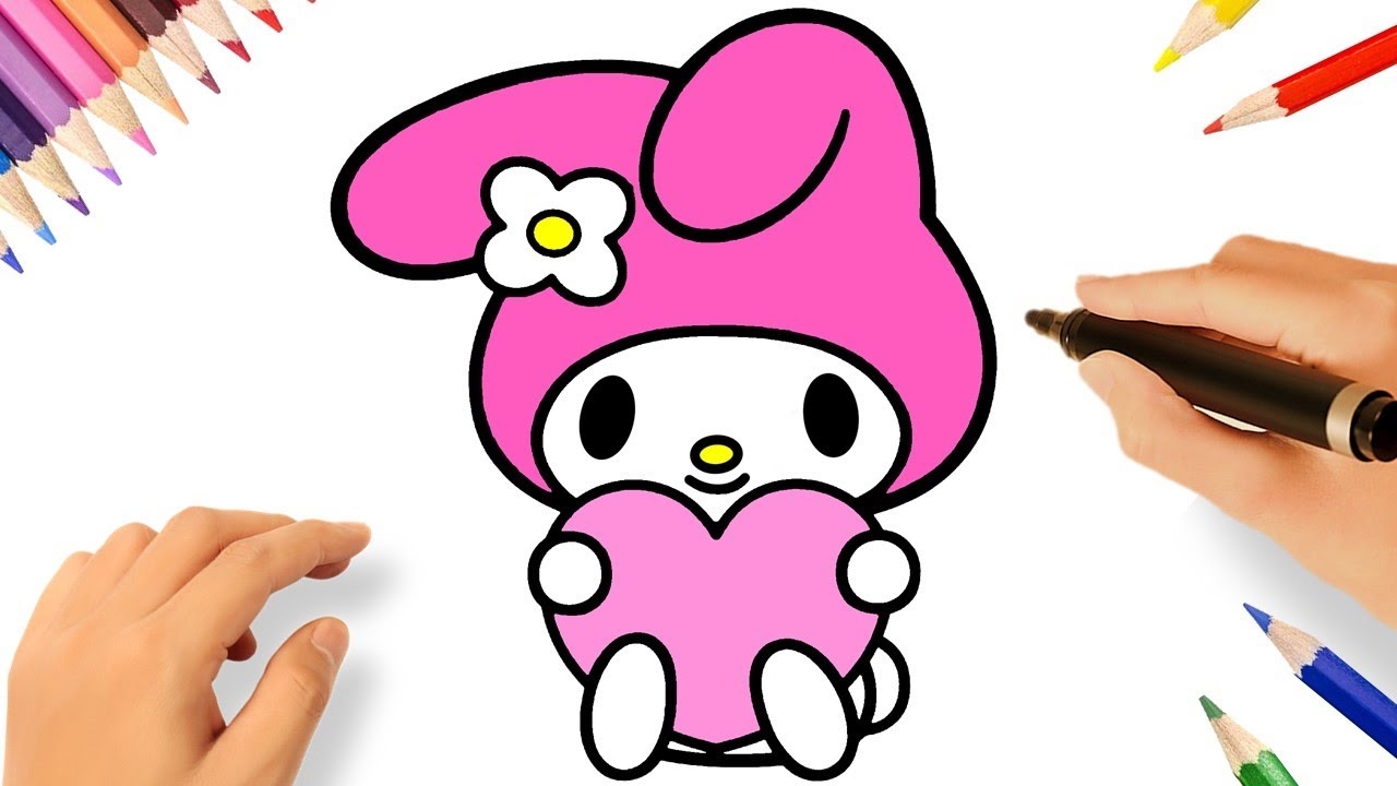my melody how to draw