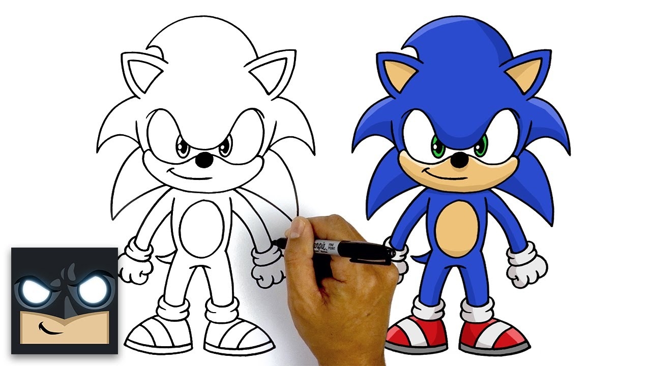 How To Draw Sonic The Hedgehog YouTube