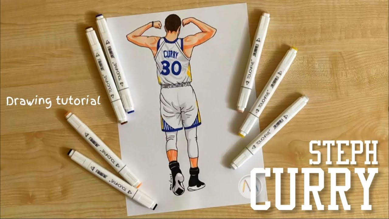 how to draw stephen curry