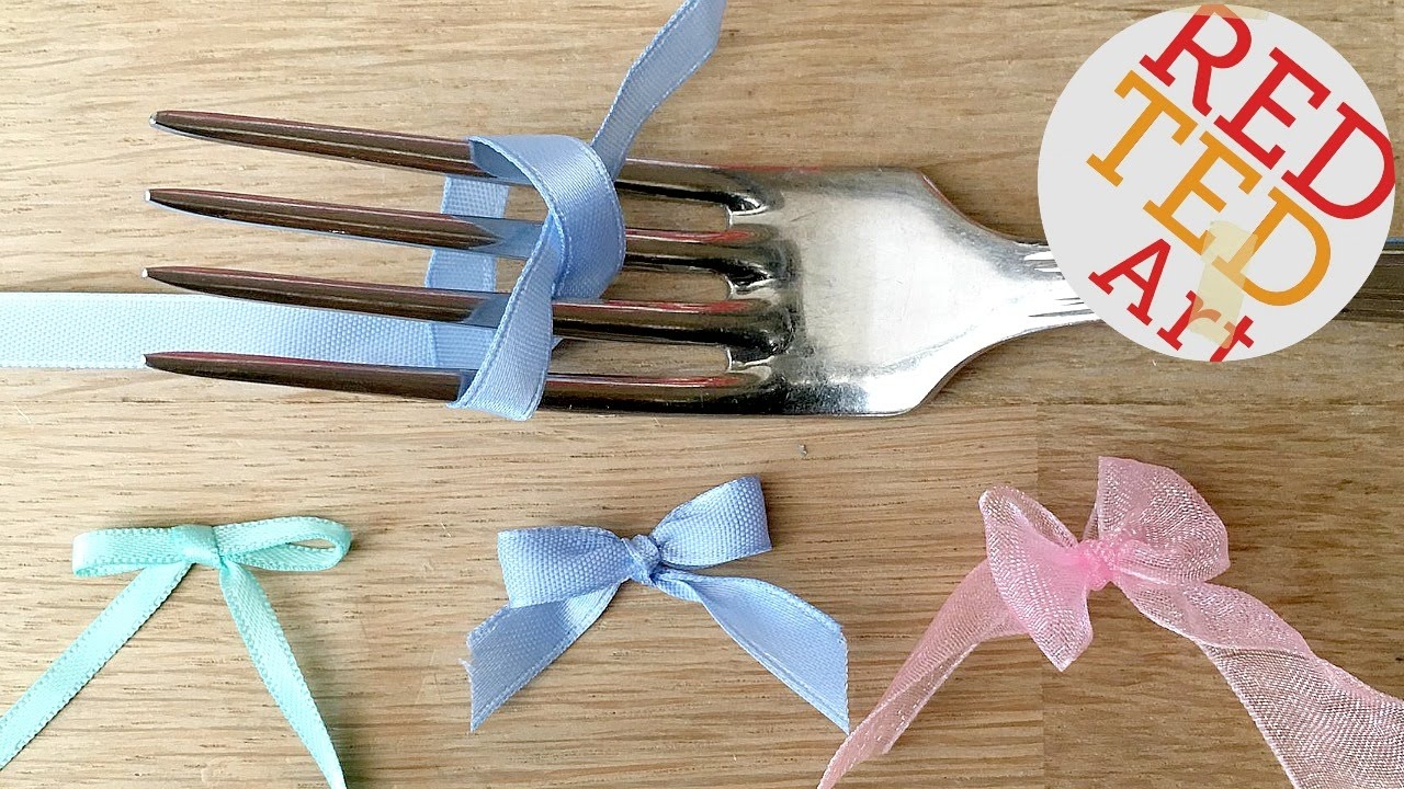 How To Make A Fork Bow YouTube