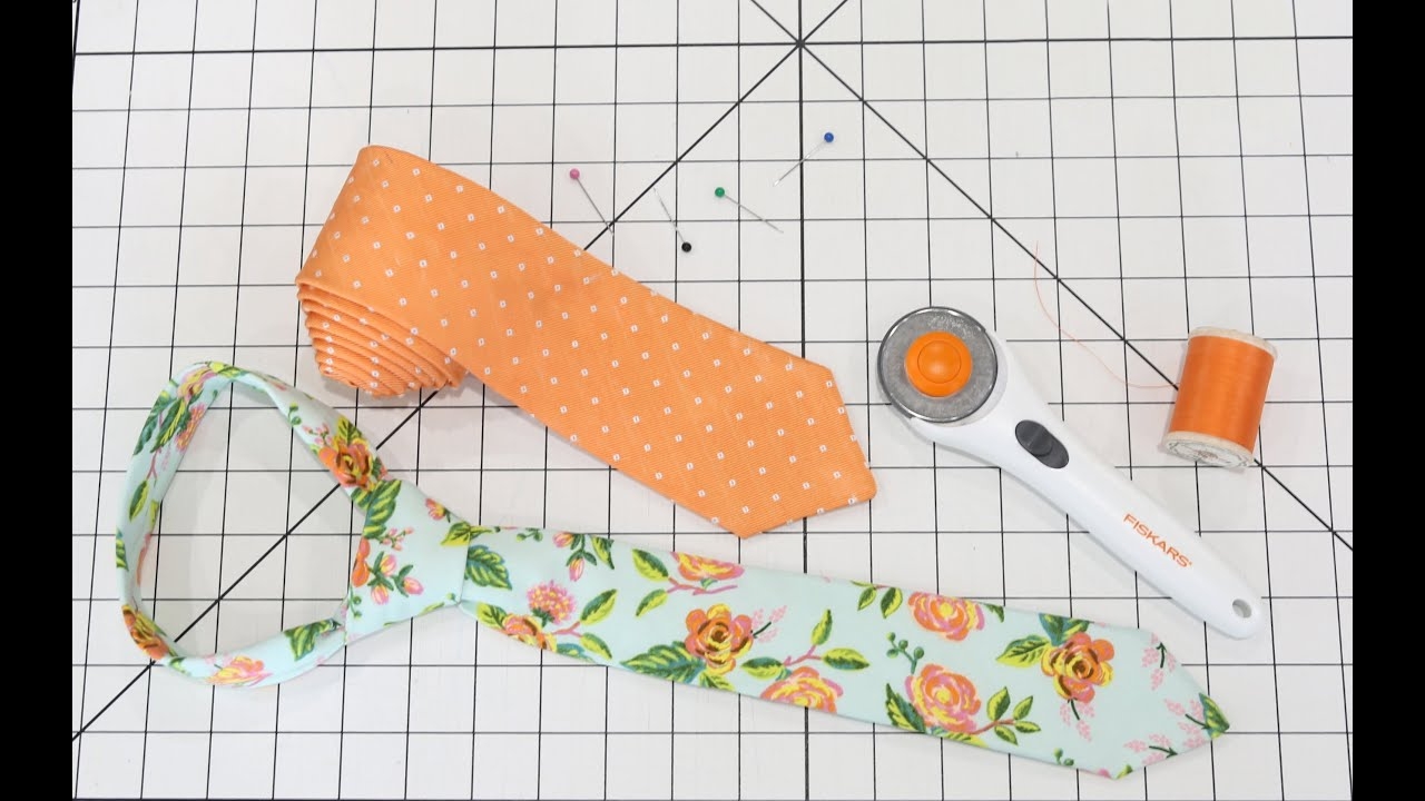 printable tie sewing pattern