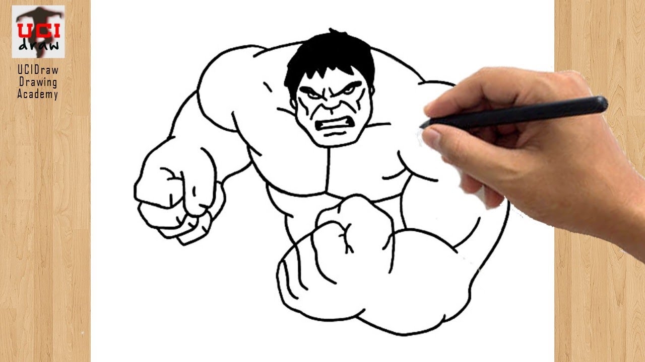 Hulk Drawing Easy How To Draw The Incredible Hulk Step By Step Angry Hulk Face Sketch YouTube