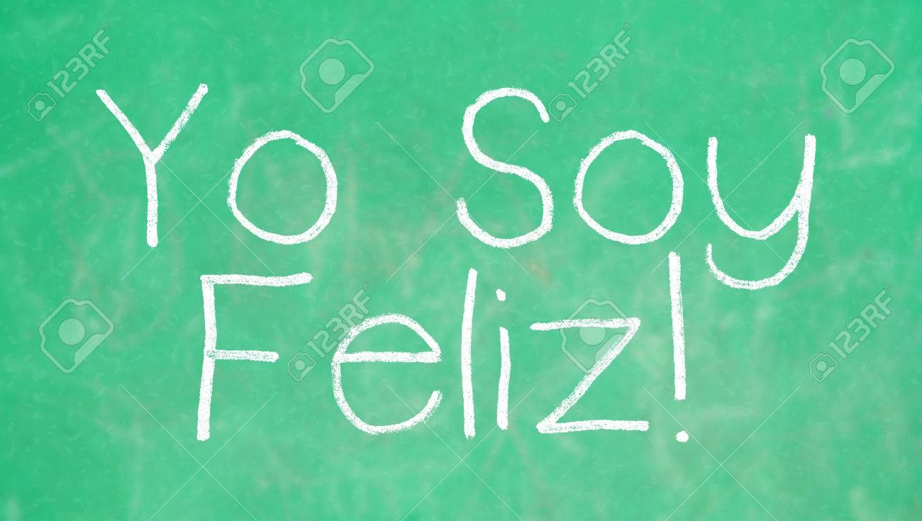 I Am Happy In Spanish Language Stock Photo Picture And Royalty Free Image Image 50718313 