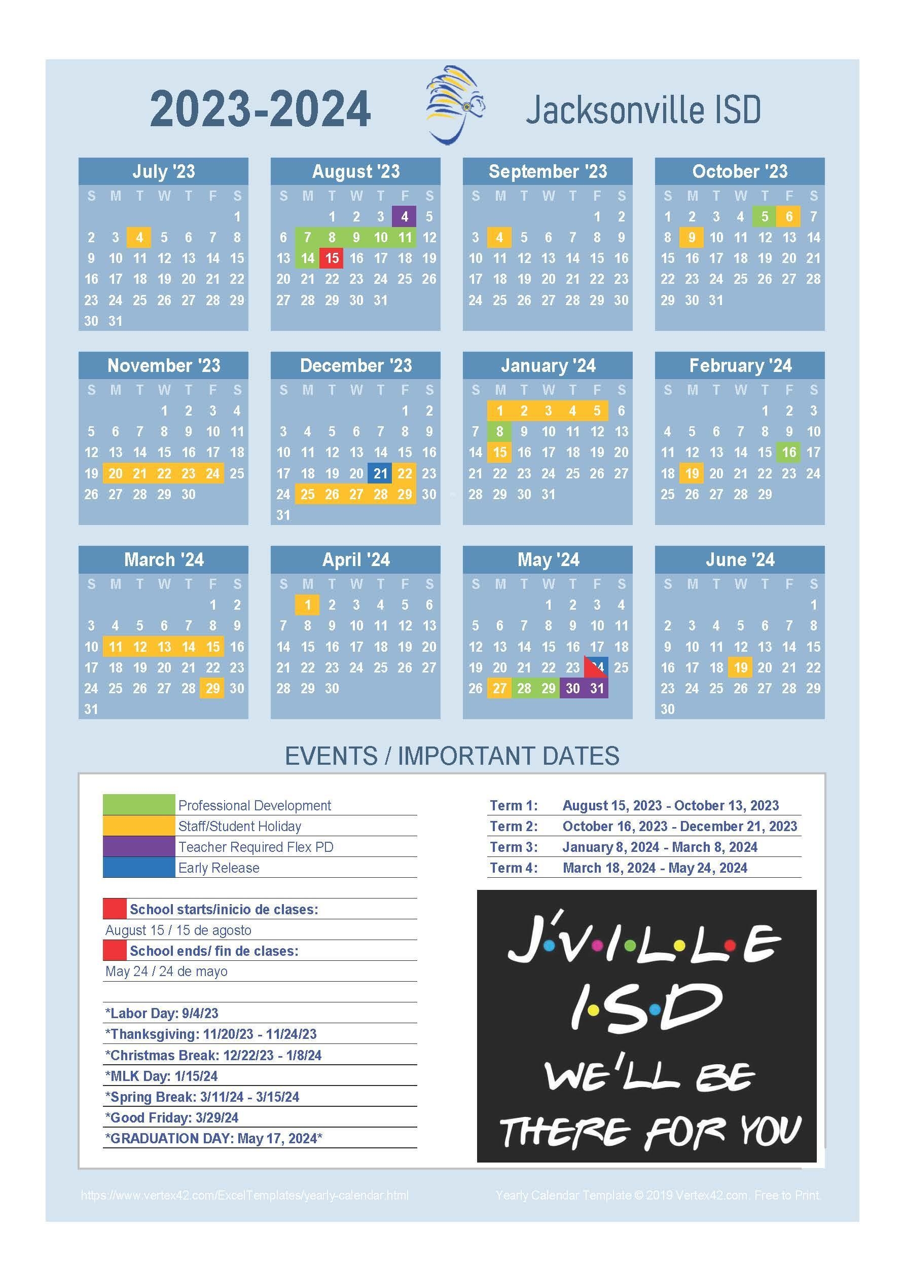 Idea Calendar 24 25 Printable