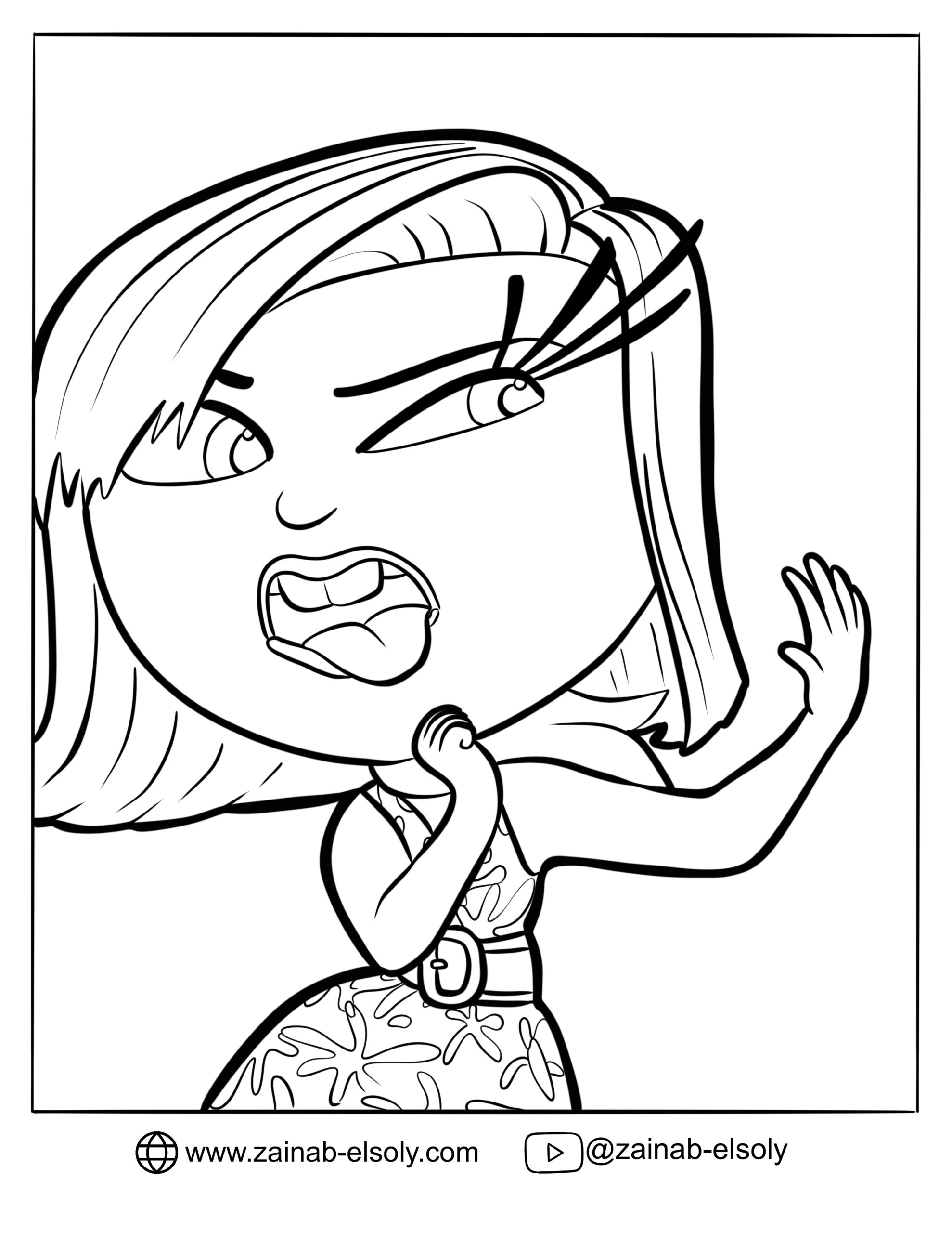 Inside Out 2 Characters Coloring Pages