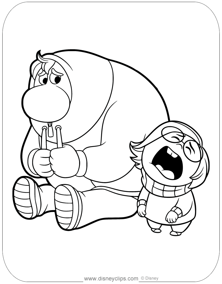 inside out movie coloring pages