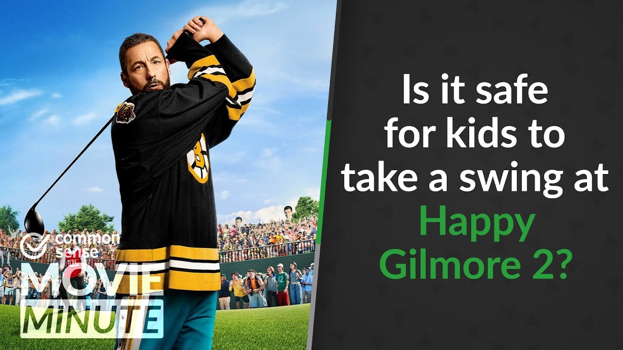 Is It Safe For Kids To Take A Swing At Happy Gilmore 2 Common Sense Movie Minute YouTube