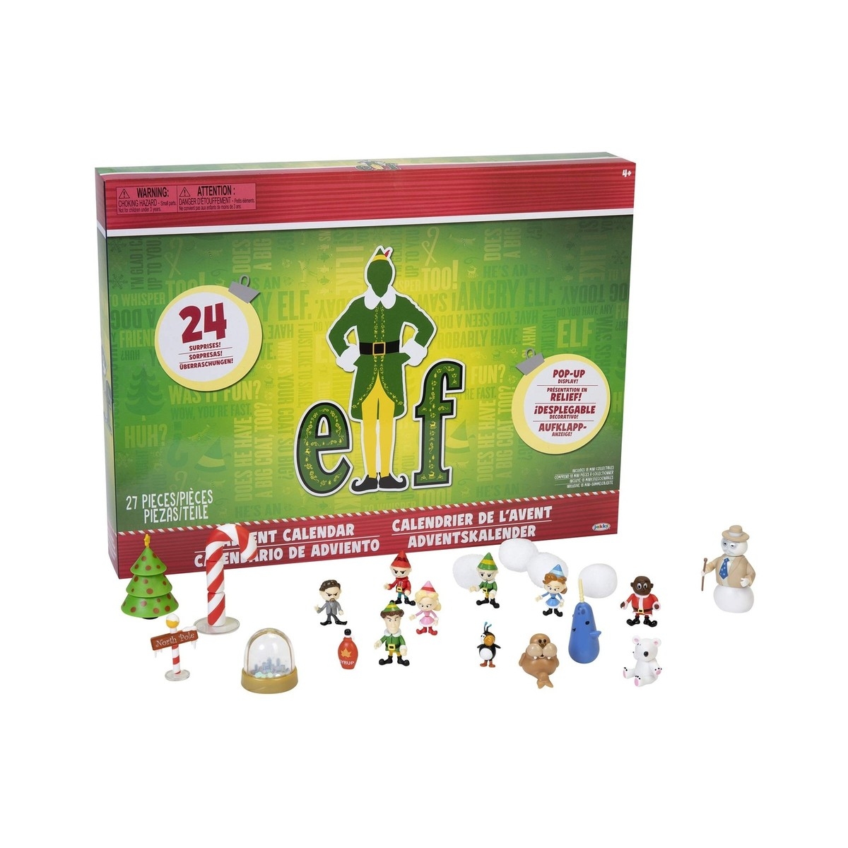 Jakks Holiday Elf Advent Calendar Enjoy 24 Days Of Fun Collectible Surprise 192995403581 EBay