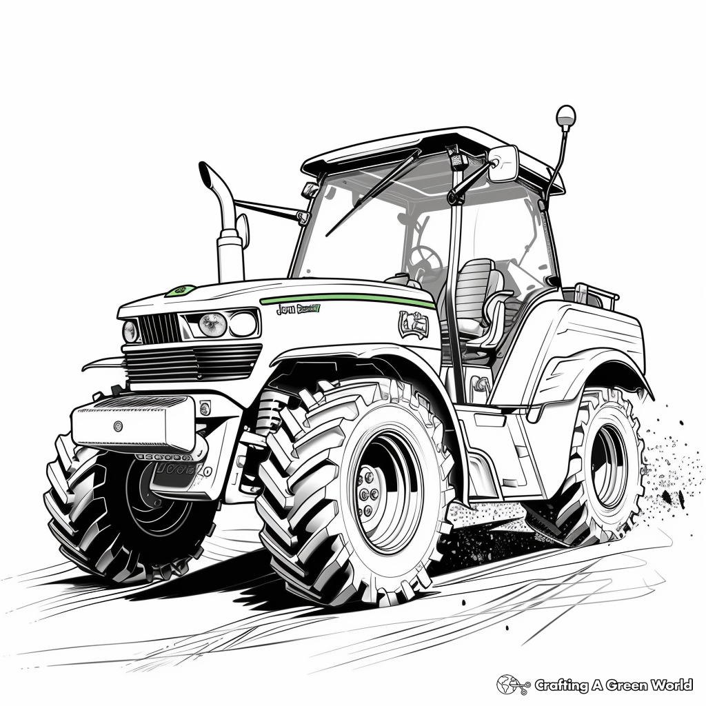 John Deere Coloring Pages Free Printable 