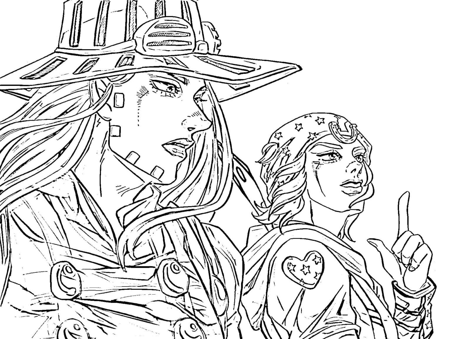 jojo's bizarre adventure coloring pages