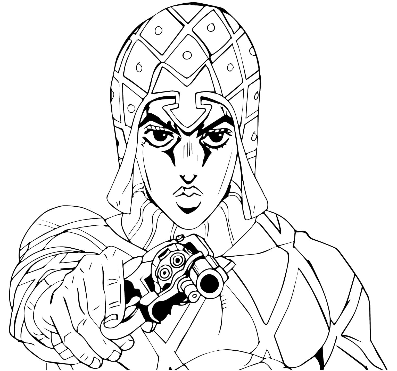 Jojo s Bizarre Adventure Coloring Pages AnimeColoringPages Com