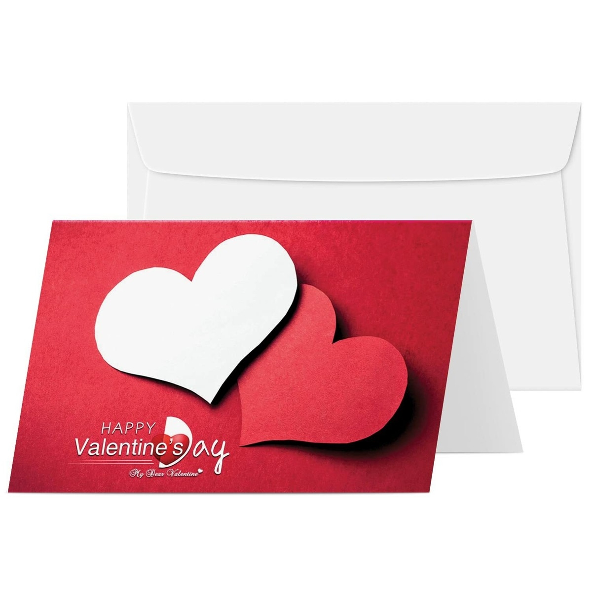 Jumbo Valentine s Day Greeting Cards And Envelopes 8 5 X 5 5 2 Per Pack EBay