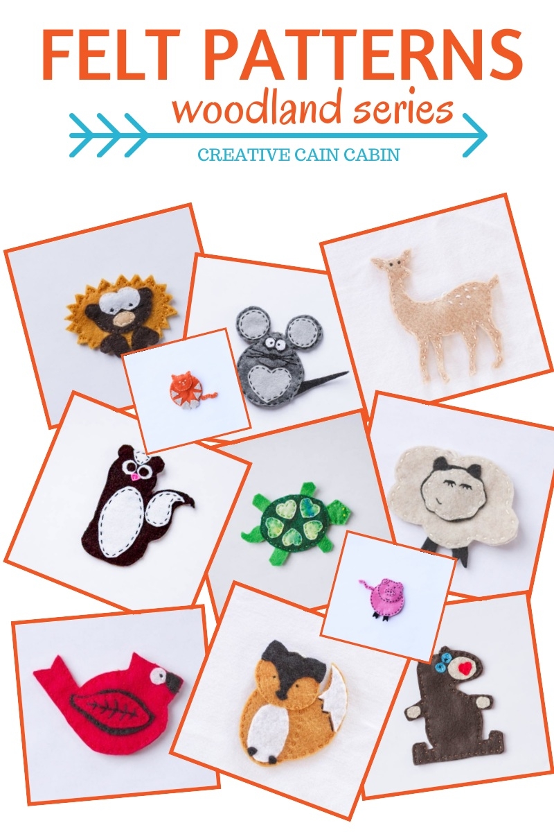 June Felt Ornament Patterns CREATIVE CAIN CABIN