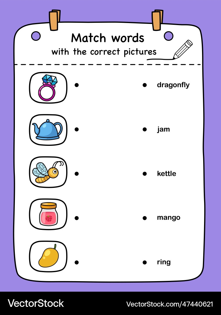 match words and pictures