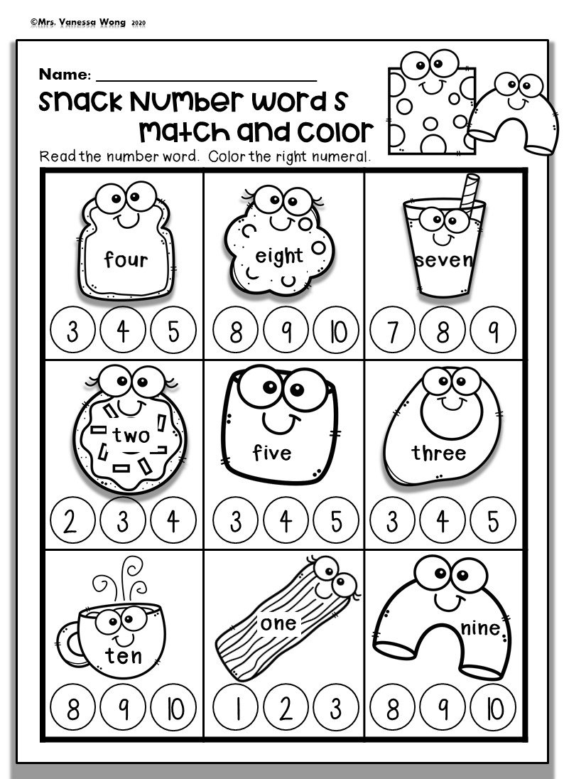 coloring math worksheets kindergarten