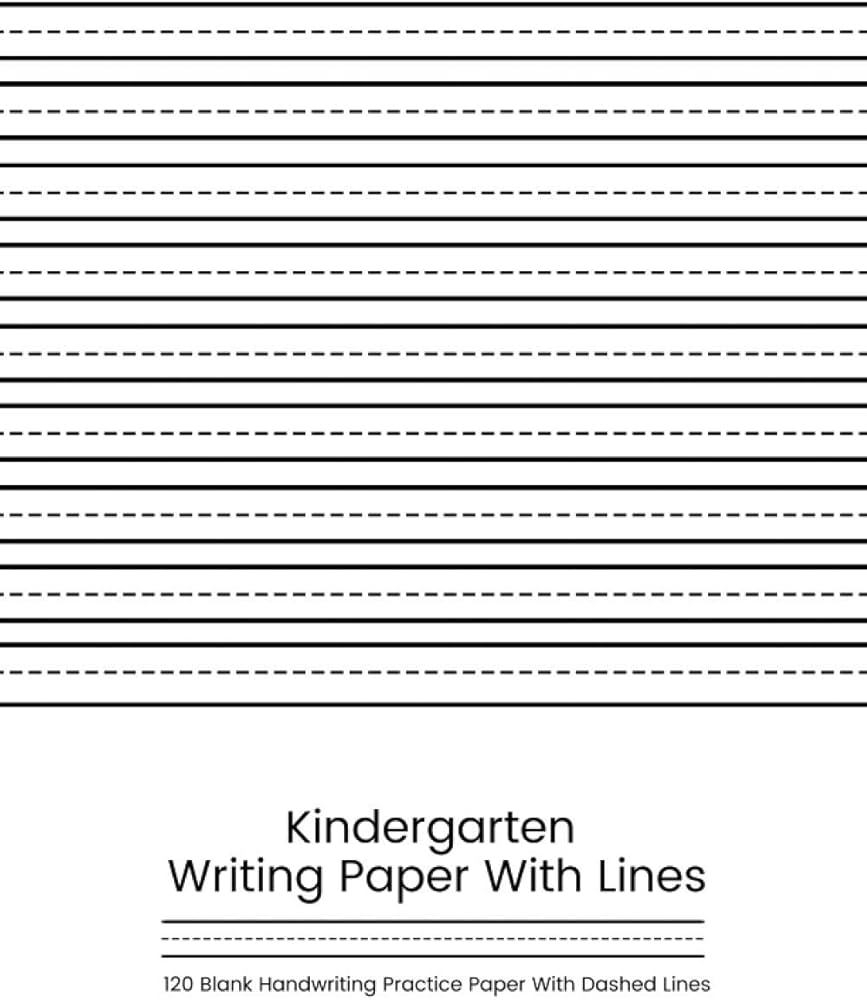 lined paper with dotted lines