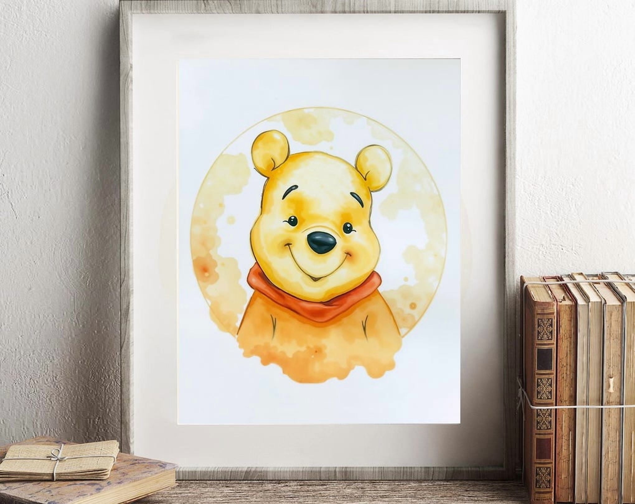 Kna Prints 1 Pc Poster Winnie The Pooh Watercolor Print Pooh Nursery Decor Disney Watercolor Wall Art Cute Disney Wall Decor Disney Nursery Decor UNFRAMED 16x24 Walmart