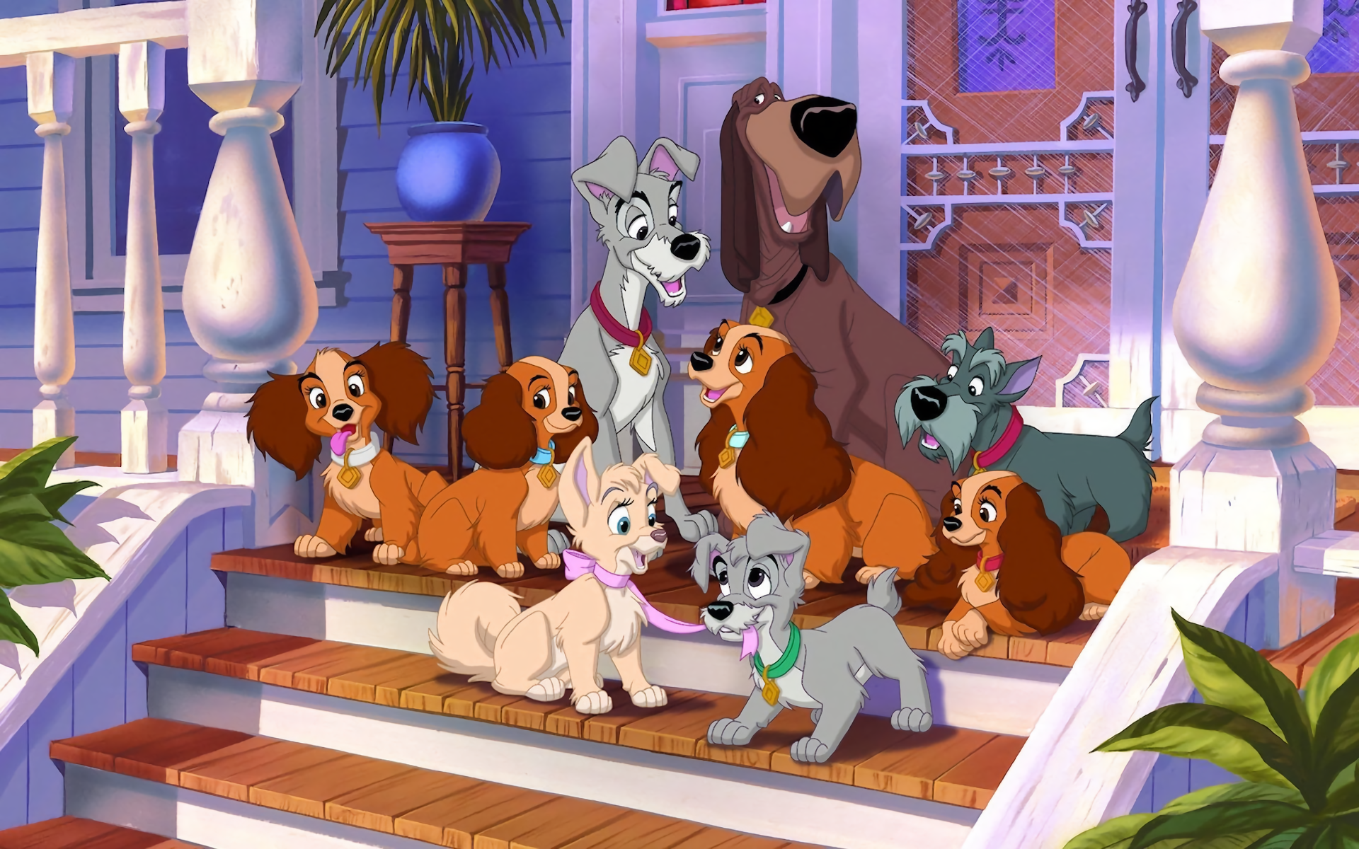 lady and the tramp wallpaper