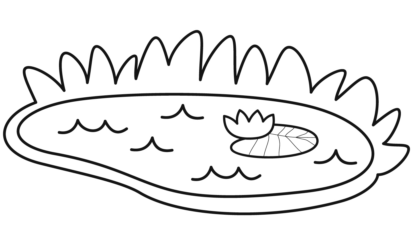 Lake Coloring Page Free Printable