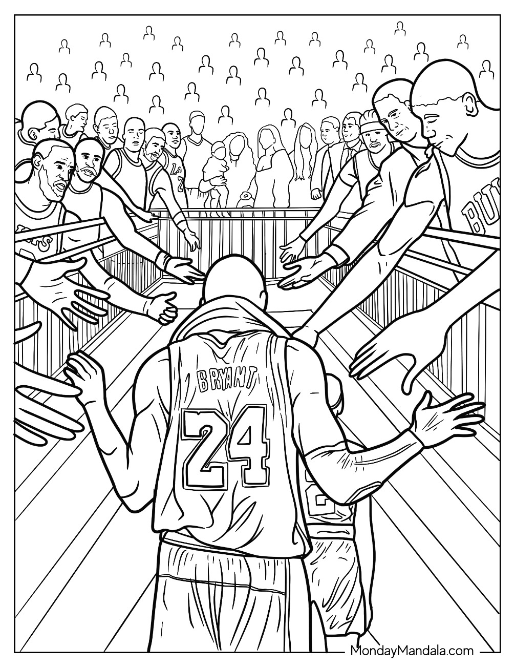 los angeles lakers coloring pages