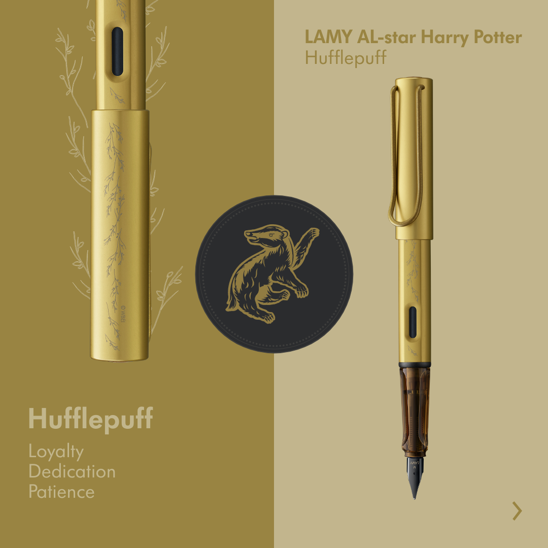 Lamy AL Star X Harry Potter Fountain Pen In Hufflepuff Fine Point NEW In Box EBay