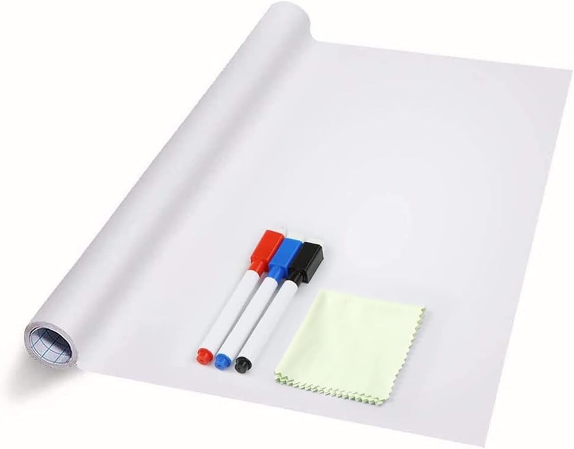 Large Dry Erase Whiteboard Wall Sticker Customizable Surface Easy Clean PVC EBay