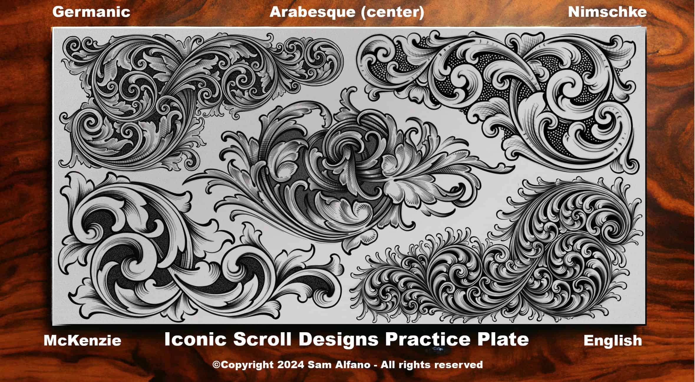 printable gun engraving patterns