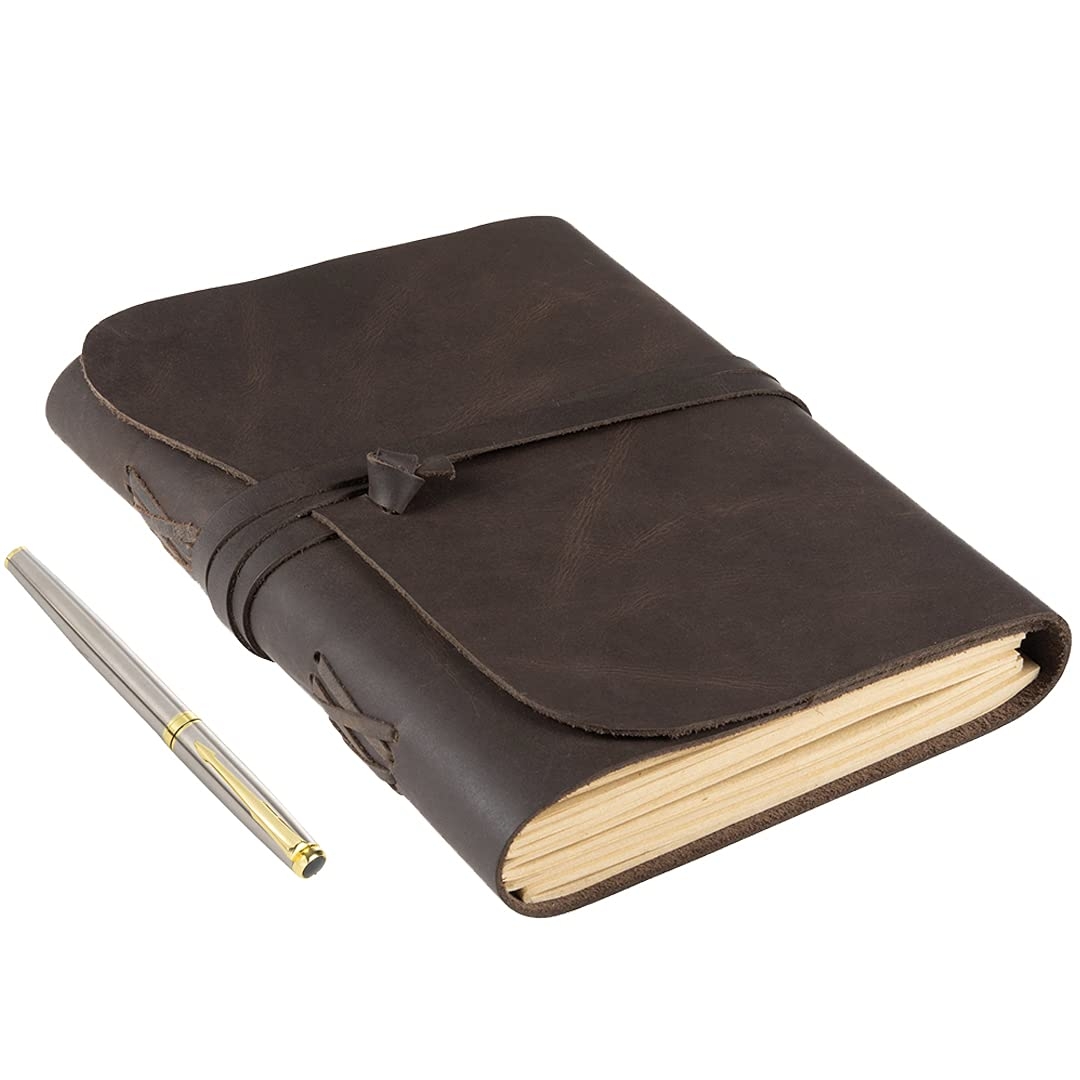 Leather Journal Notebook Leather Bound Journal For Men 7x9 Refillable Leath EBay