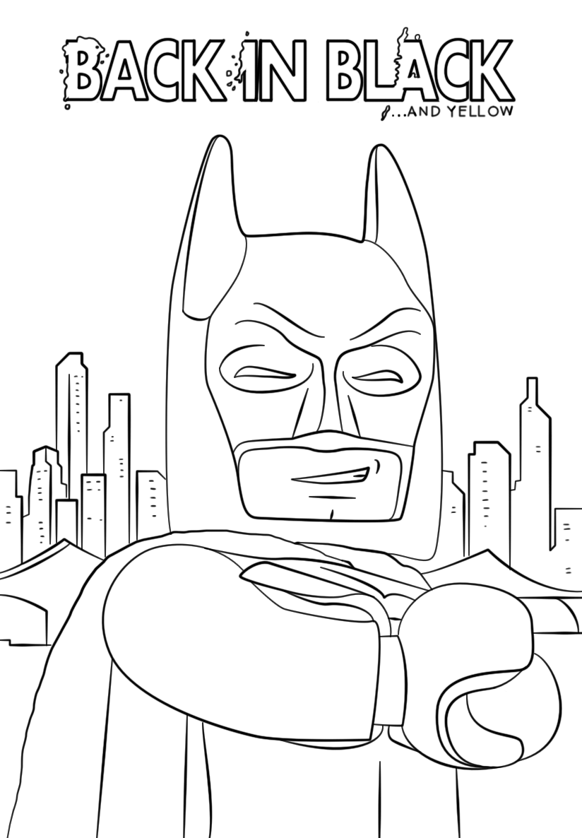 Lego Batman 25 Free Printable Coloring Pages