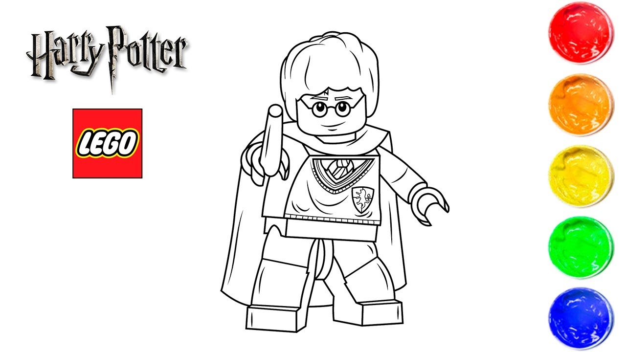 LEGO Harry Potter Coloring Pages YouTube