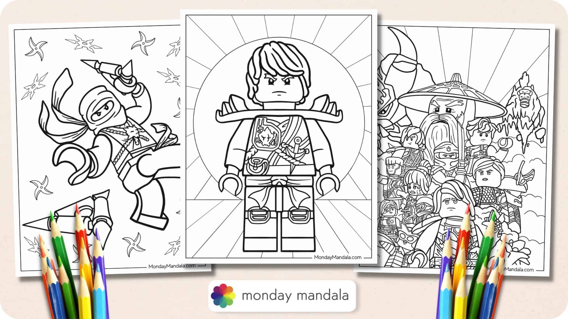 Lego Ninja Coloring Page Colorear Ninjago Printable Ninjago Coloring Book Ninjago Coloring Pages Dot To Dot