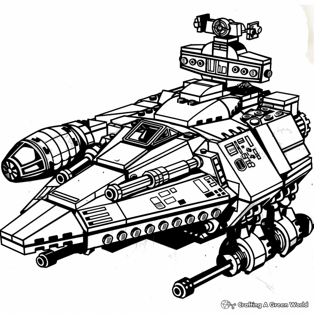Lego Star Wars Coloring Pages Free Printable 
