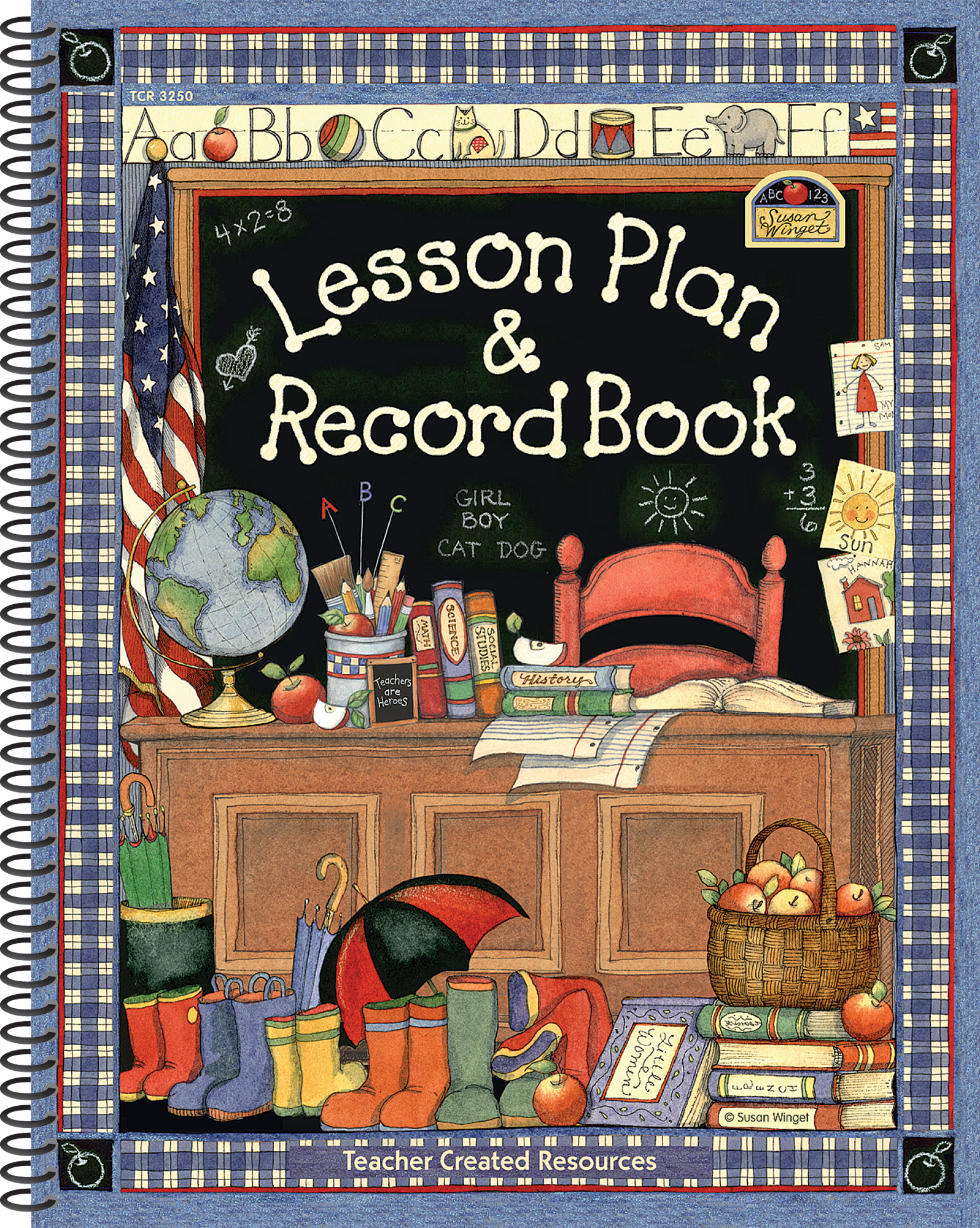 Lesson Plan Record Book From Susan Winget TCR3250 Teacher Created Resources