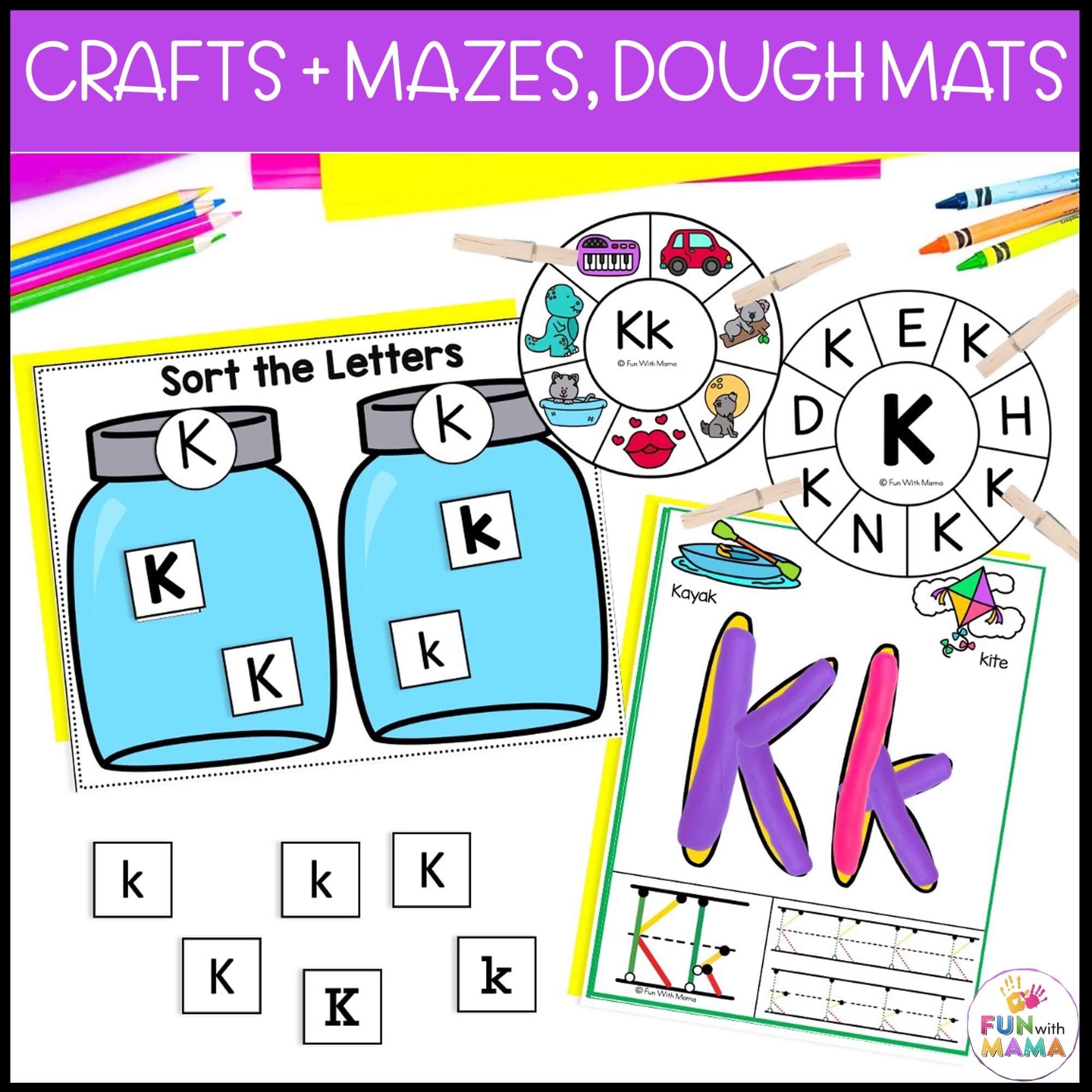 letter k worksheets preschool