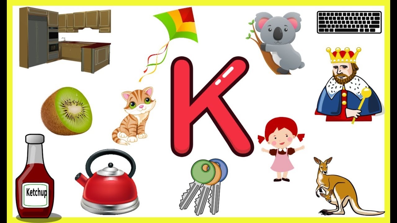 kindergarten letter k words