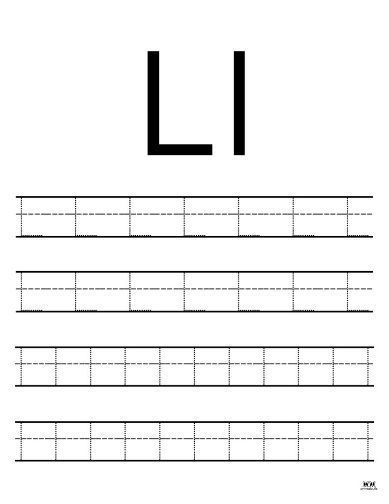 letter l worksheets for preschoolers