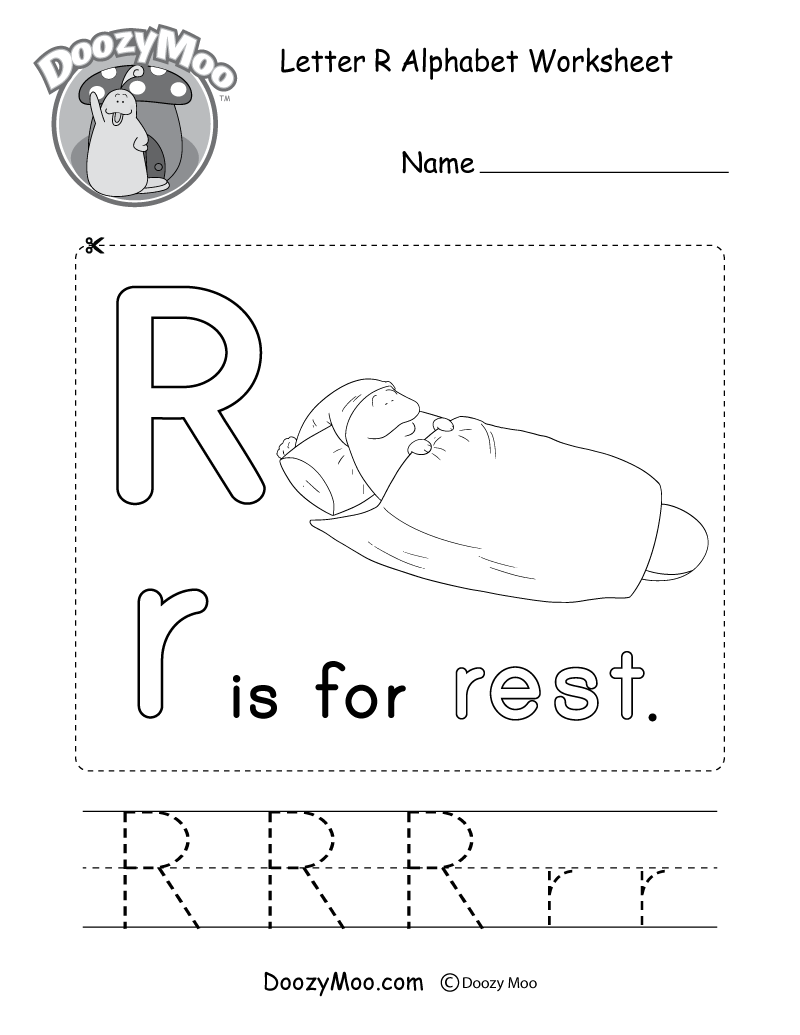 letter r worksheets for preschoolers