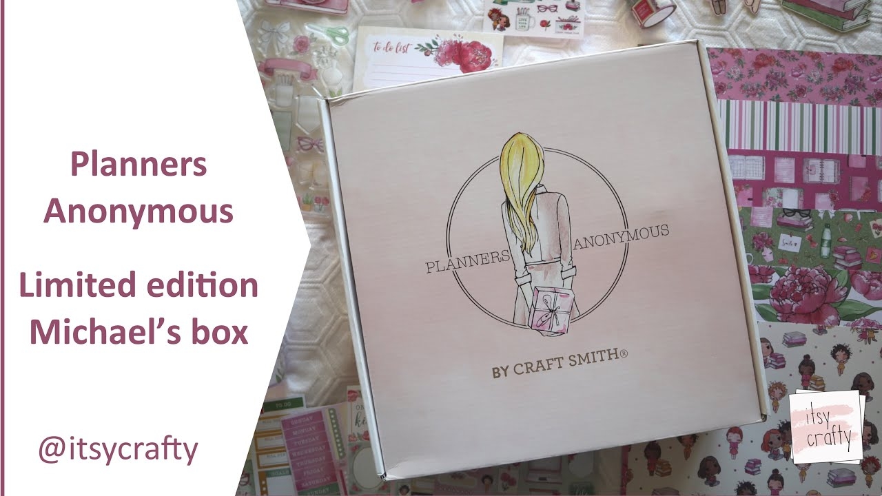 Limited Edition Planners Anonymous Stationery Box From Michaels Unboxing YouTube