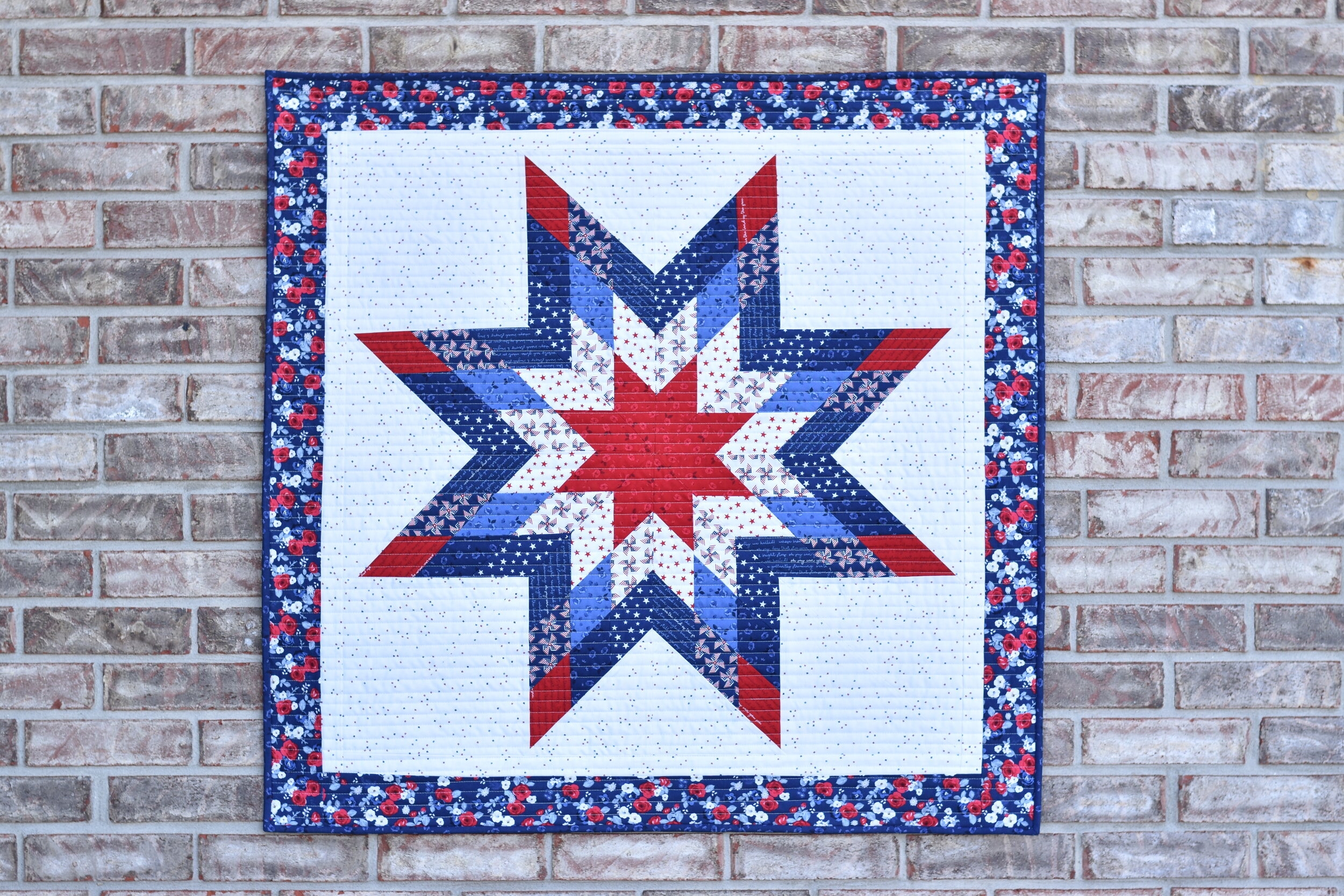 Lone Star Quilt Block Tutorial using 2 1 2 Strips And NO Y SEAMS Material Girl Quilts