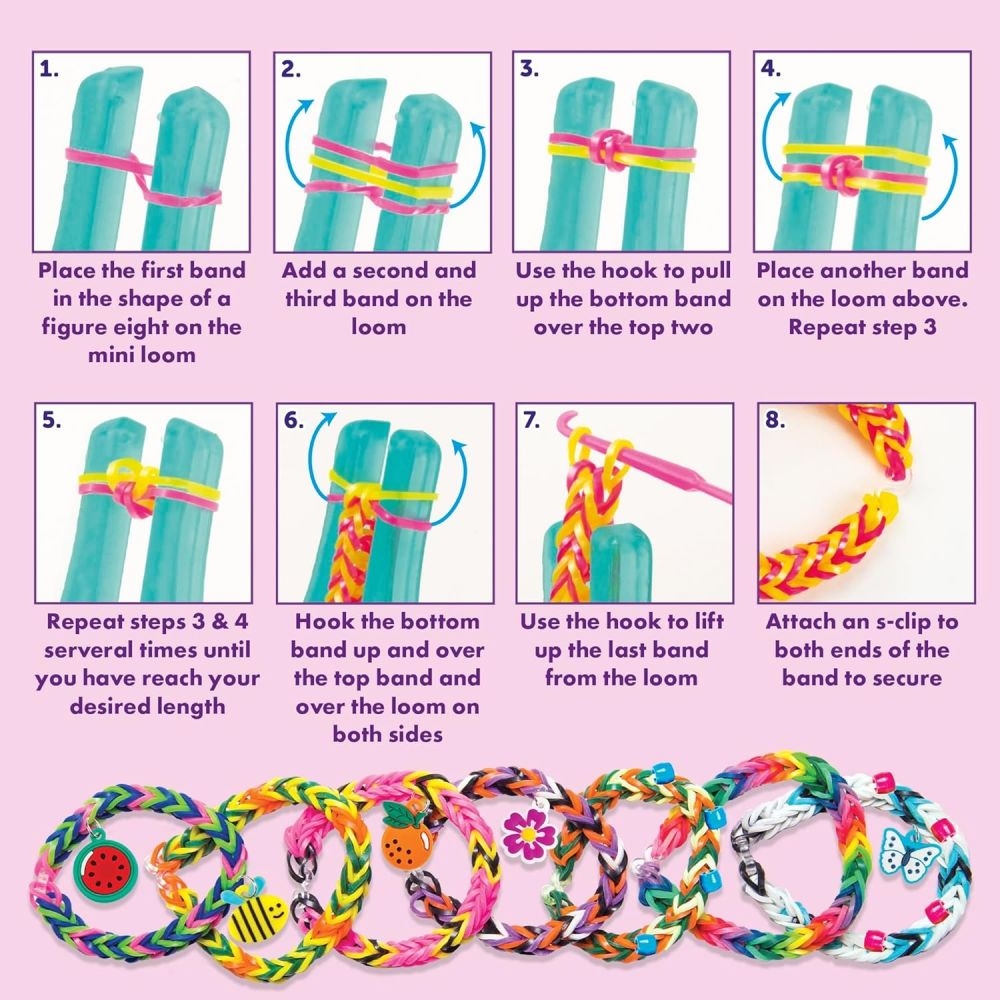 Loom Bead Patterns Rainbow Loom Patterns Easy Pdf Loom Instructions Starburst Rainbow Loom Pattern Loom Bracelets