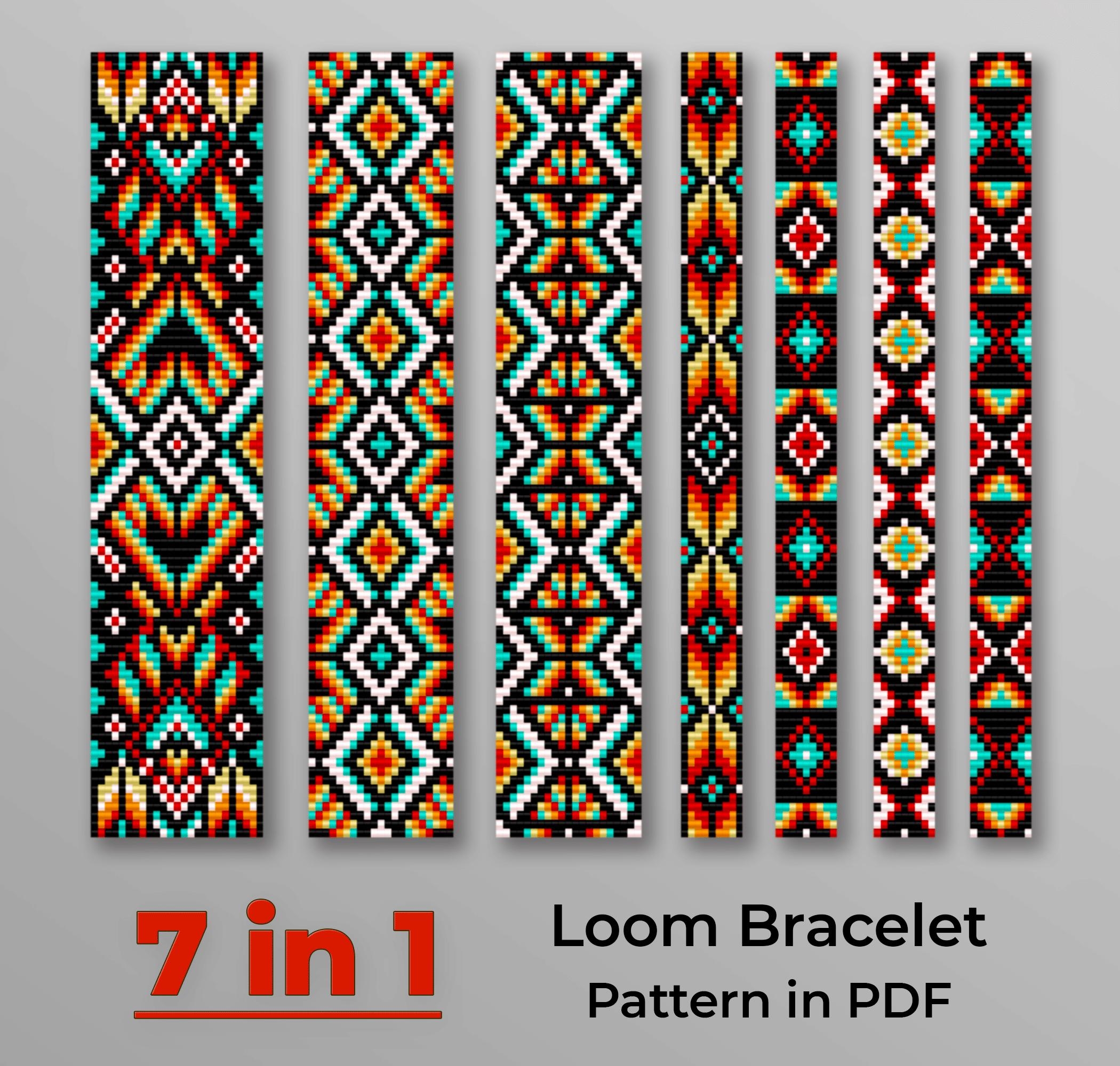Loom Free Simple Printable Native Beaded Graduation Patterns Native American Beads
