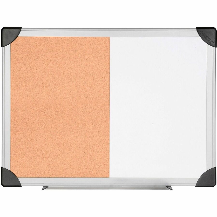 Lorell Combo Dry Erase Cork Board 24 Board Height X 36 Board Width Natural Cork Surface Self healing Aluminum Frame 1 Each Aplusofficesupply