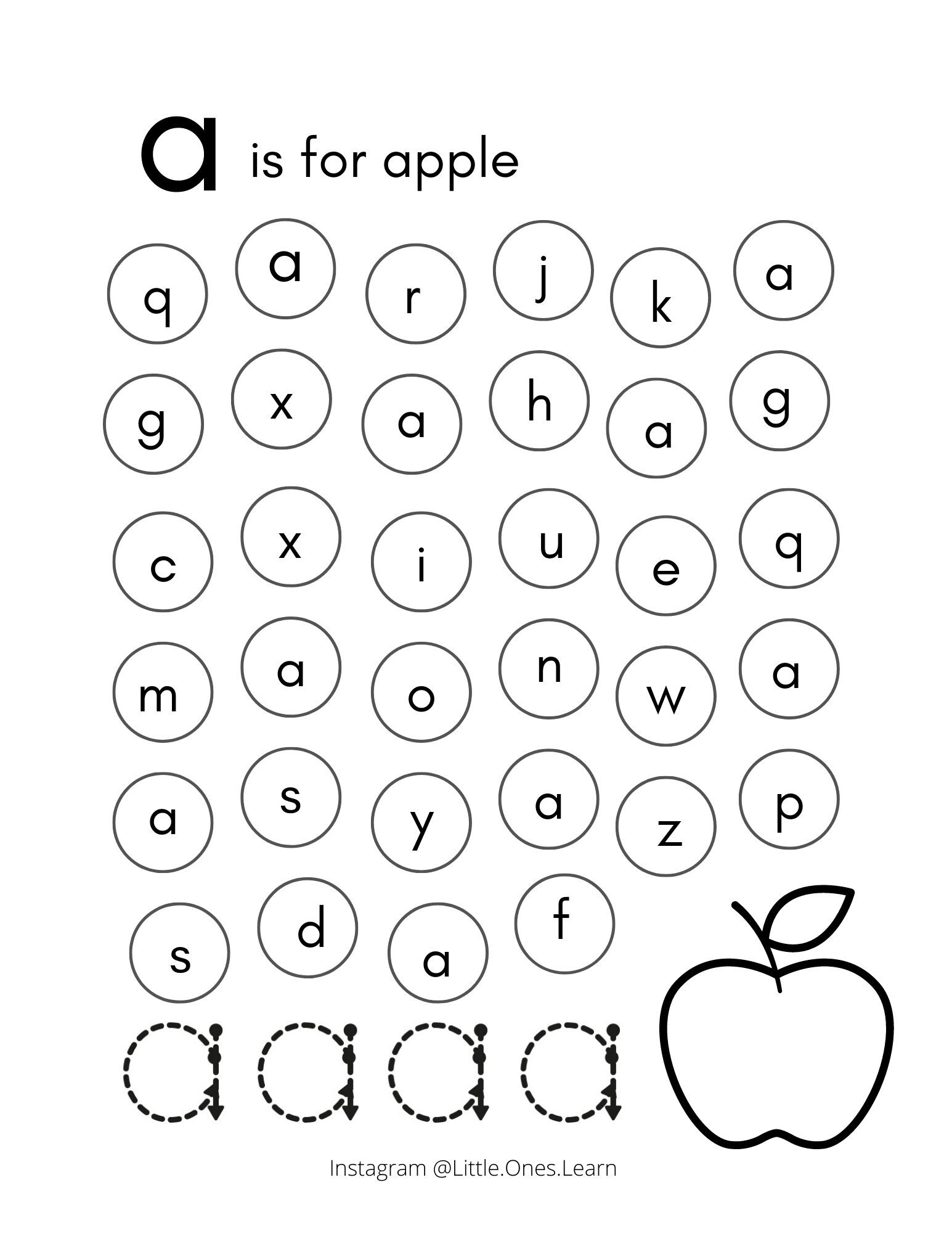 Lowercase Alphabet Number Search And Find Dot Marker Printable Abc Activity Number Activity Worksheet Etsy Israel