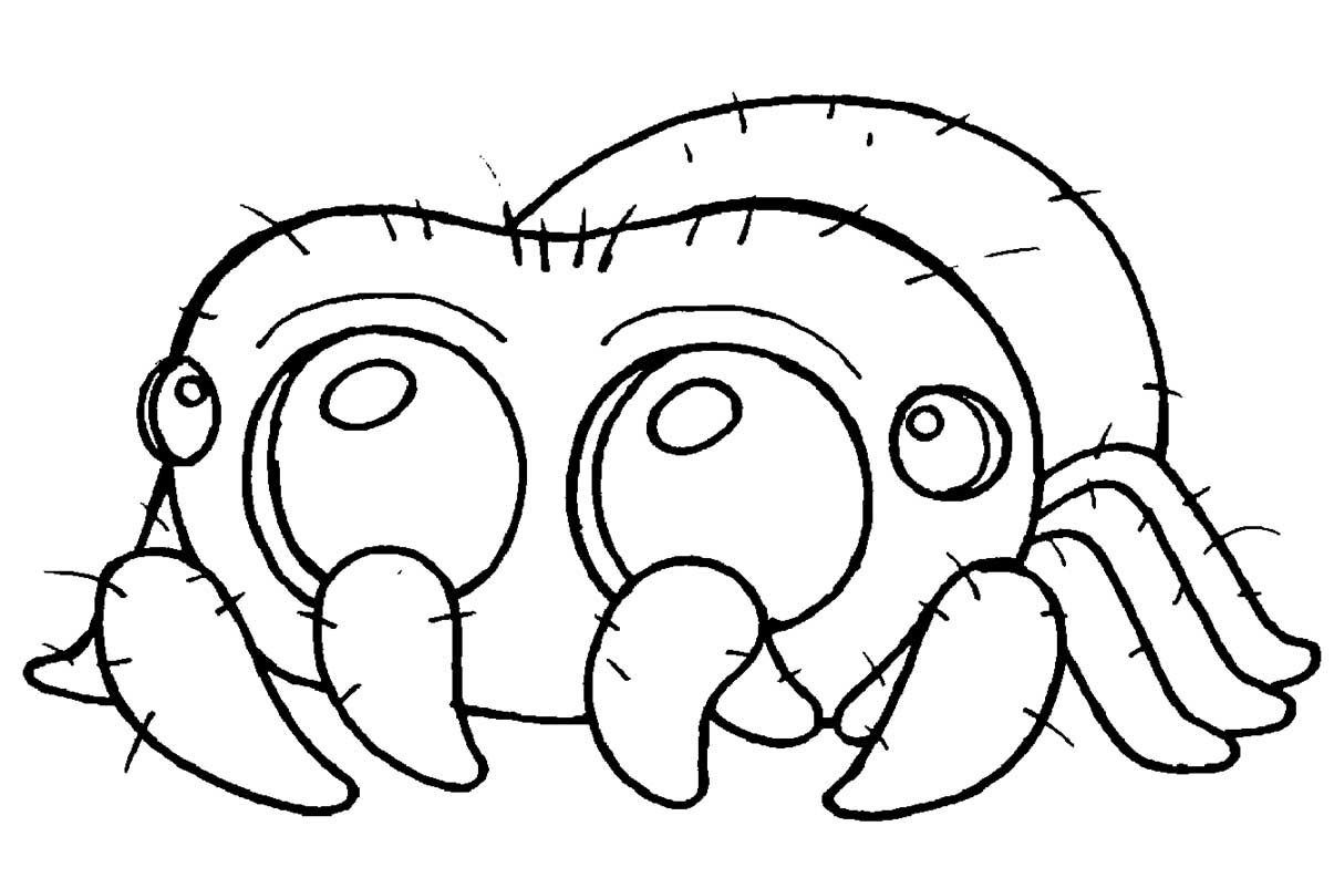 Lucas The Spider Coloring Pages Having Fun With Children
