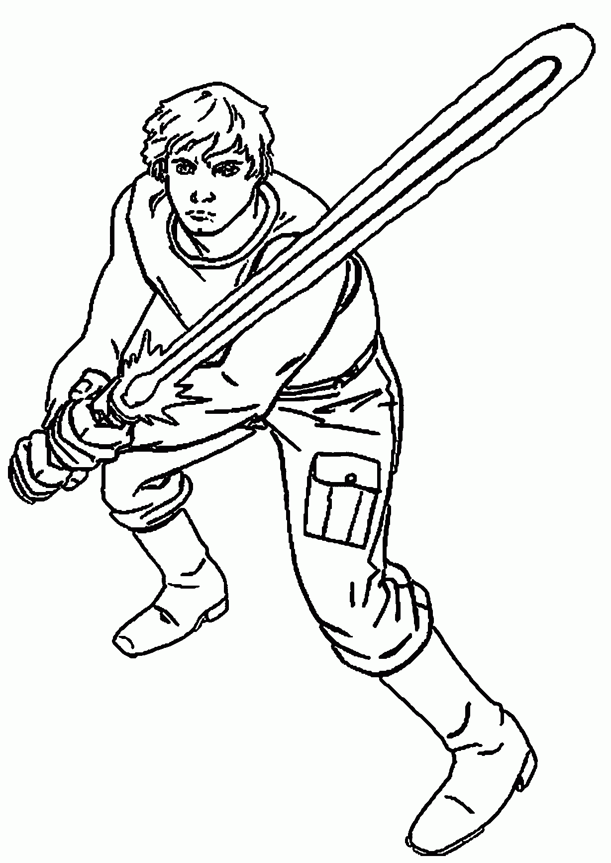star wars luke coloring pages